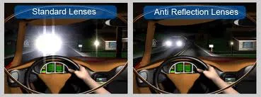 Driving in the dark.