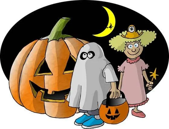 Half term and Halloween.